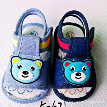 2017 new design sandals cute carton for 0-2 years old baby shoes